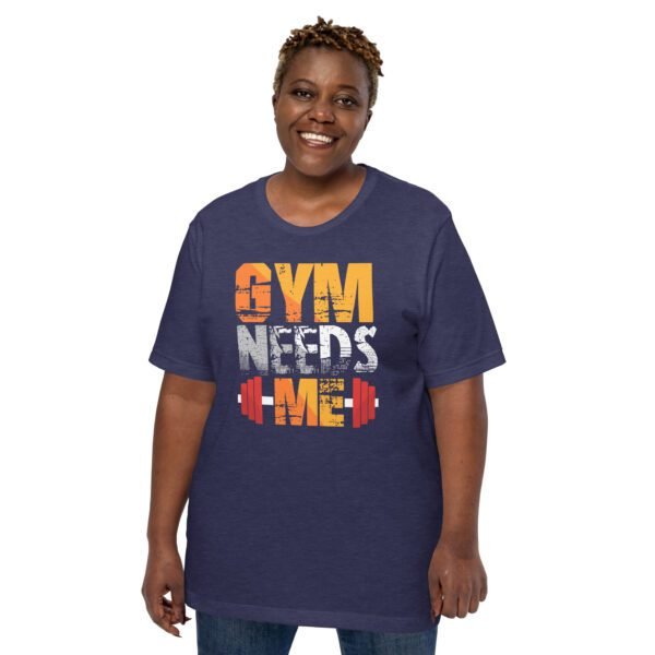 Premium Gym T-Shirt Collection: Black Heather, Brown, Cardinal, and More - Gym Needs Me - XS-5XL - 100% Cotton - Fitness Tees - Image 19