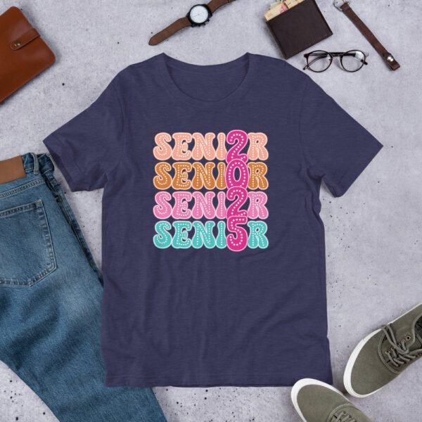 2025 Senior Class Tee-shirt in Black, Heather Midnight Navy, Mint, Peach, Kelly, Orange, Red, White | Sizes S-4XL | Soft - Image 3