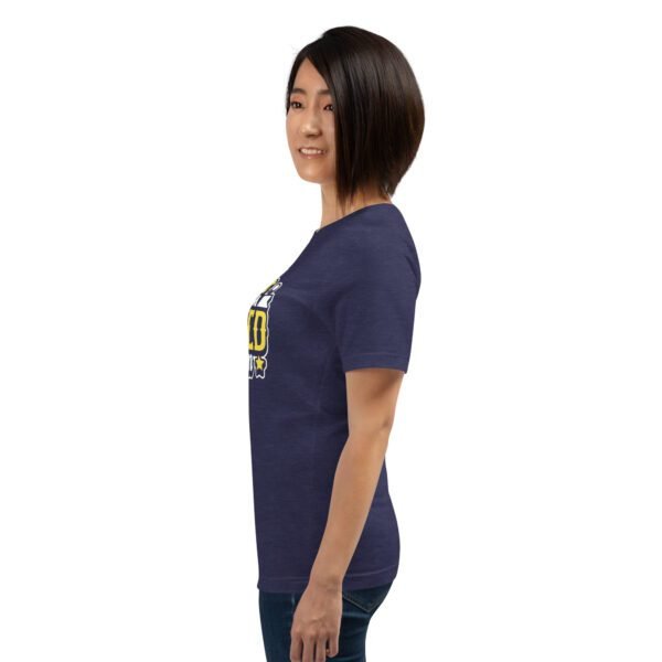 Heather Prism Lilac Unisex T-Shirt | Black Cotton Tee | XS-4XL Sizes | Lightweight Comfort - Image 9