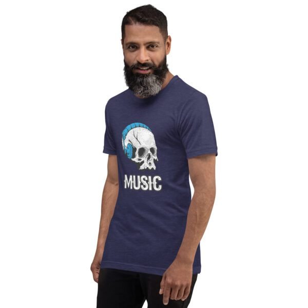 Music is My Life Premium Tee for Music Lovers in Black, Navy, Peach, Mustard, Red, White - XS-4XL - 100% Cotton - Lightweight - Image 7