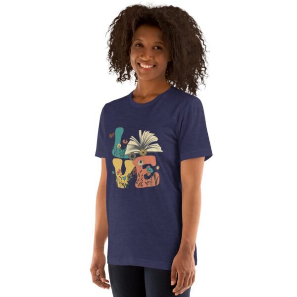 Vintage Unisex Love Vibes T-Shirt in Multiple Colors and Sizes - 100% Cotton Lightweight Tee with On-Demand Production - Image 9