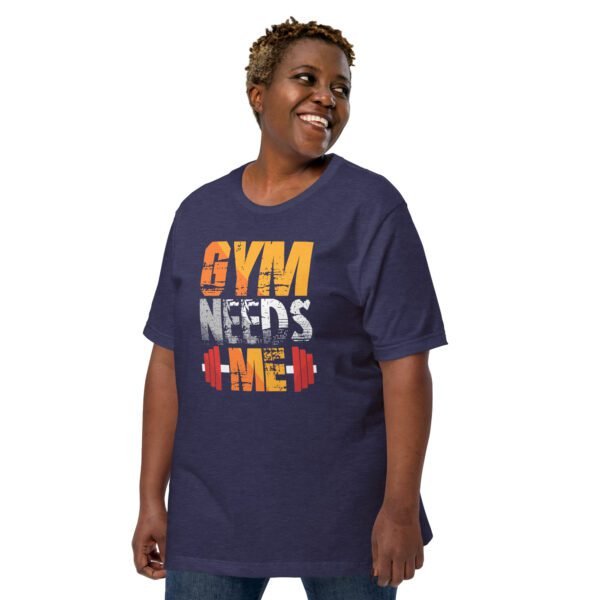 Premium Gym T-Shirt Collection: Black Heather, Brown, Cardinal, and More - Gym Needs Me - XS-5XL - 100% Cotton - Fitness Tees - Image 21