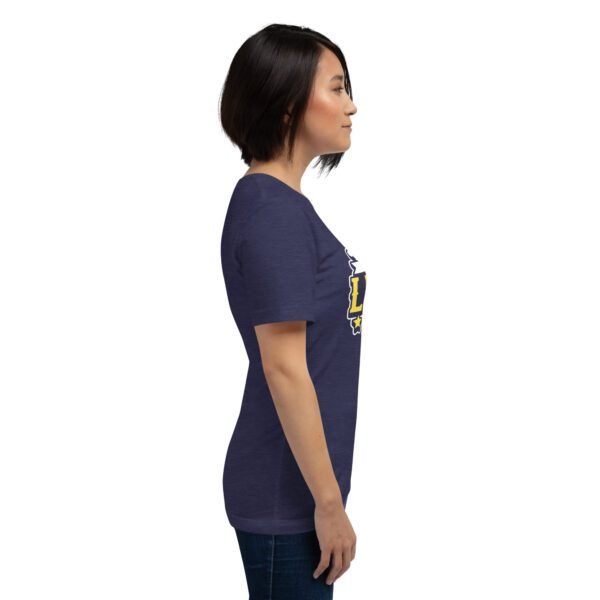 Heather Prism Lilac Unisex T-Shirt | Black Cotton Tee | XS-4XL Sizes | Lightweight Comfort - Image 11