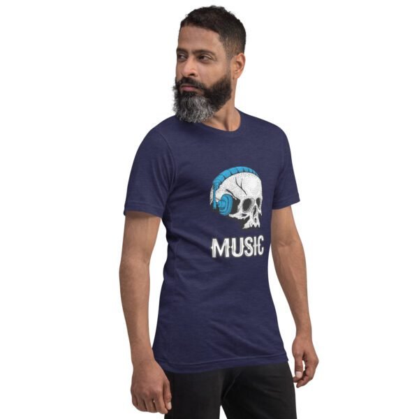 Music is My Life Premium Tee for Music Lovers in Black, Navy, Peach, Mustard, Red, White - XS-4XL - 100% Cotton - Lightweight - Image 8
