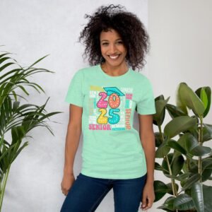 Senior Year 2025 T-Shirt Collection: Soft Cotton Blend in Various Colors & Sizes - Perfect for Seniors - On-Demand Production - Shop Now!