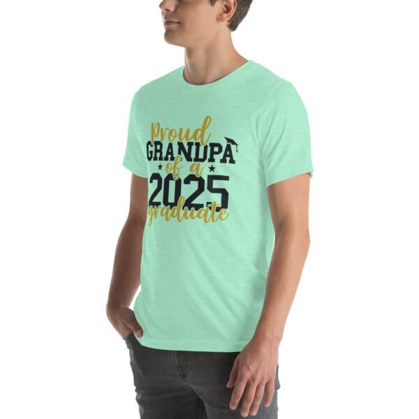 2025 Graduate Seniors T-Shirt in Asphalt, Citron, and Heather Mint - Grandpa's Pride Tee in Sizes 2XL-4XL, S-XL - Image 40