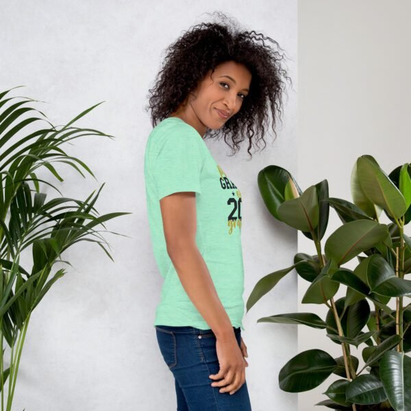 Grandma 2025 Joyful Tee-shirt in Heather Mint, Orange, Kelly, Pebble, Pink, Red, Tan, White, Yellow - Soft Lightweight Cotton - Seniors T-Shirts in Various Sizes - Image 32