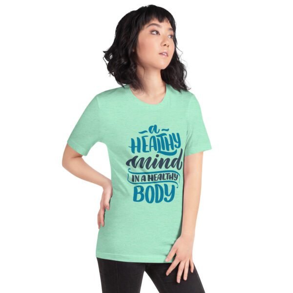 Mind and Body Fitness Shirt - Healthy Mind in a Healthy Body | Available in Various Colors and Sizes | Fitness T-Shirts - Image 45