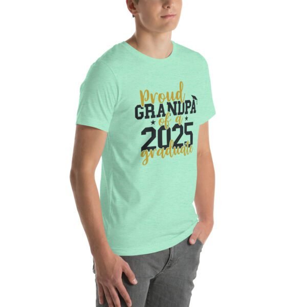 2025 Graduate Seniors T-Shirt in Asphalt, Citron, and Heather Mint - Grandpa's Pride Tee in Sizes 2XL-4XL, S-XL - Image 42