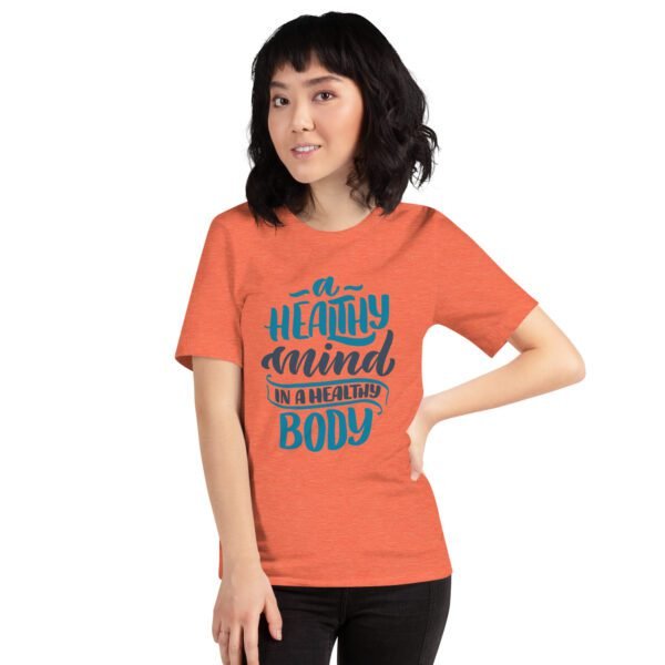 Mind and Body Fitness Shirt - Healthy Mind in a Healthy Body | Available in Various Colors and Sizes | Fitness T-Shirts - Image 25