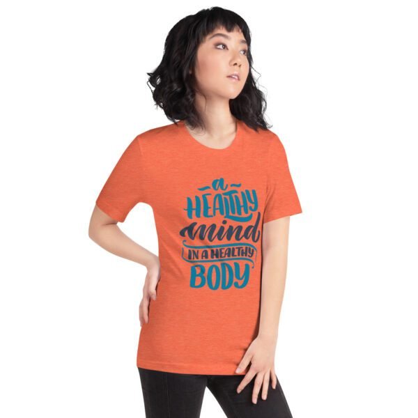 Mind and Body Fitness Shirt - Healthy Mind in a Healthy Body | Available in Various Colors and Sizes | Fitness T-Shirts - Image 27