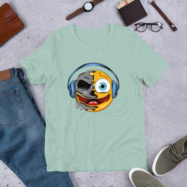 Soundwave Passion Men’s Music Lovers Shirt in Black Heather, Navy, Blue, Mustard, Red, Tan, Toast, White - 100% Cotton - Lightweight & Comfortable - Music Enthusiasts - On-Demand Production - Music T-Shirts - Image 7
