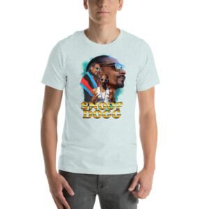 Heather Prism Ice Blue Unisex T-Shirt | Lilac Mint Light Blue White | Soft Lightweight Cotton Pop Culture Tee