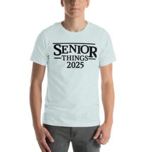 Senior Year T-Shirt 2025 in Aqua, Berry, Citron & More - 100% Combed Cotton - Lightweight & Comfortable - Available in XL, 2XL, 3XL - Ideal for Senior Year Celebrations