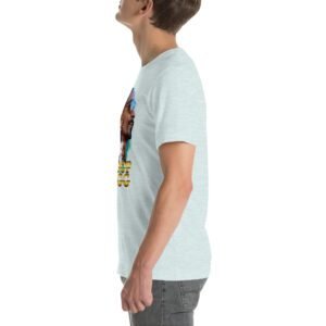 Heather Prism Ice Blue Unisex T-Shirt | Lilac Mint Light Blue White | Soft Lightweight Cotton Pop Culture Tee