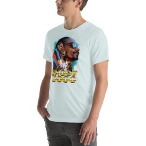 Heather Prism Ice Blue Unisex T-Shirt | Lilac Mint Light Blue White | Soft Lightweight Cotton Pop Culture Tee