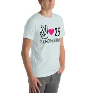 Senior Year Celebration T-Shirt 2025 - Peace Love Senior Year - Available in Multiple Colors and Sizes - 100% Combed Cotton - Lightweight and Comfortable - Perfect for Seniors - On-Demand Production - Reduce Overproduction - Ideal for Senior Year Celebrations - Great for Graduation - Shop Now!