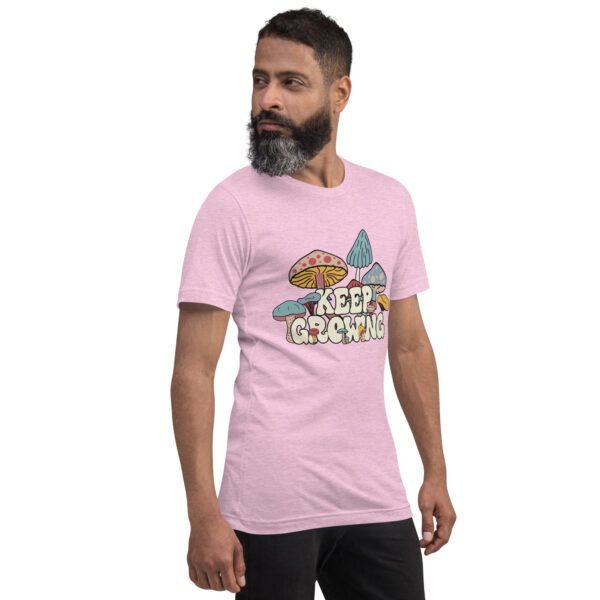 Keep Growing Inspirational Tee-shirt in Black, Navy, Lilac, and Peach - XS-4XL - Soft Fabric - Image 20