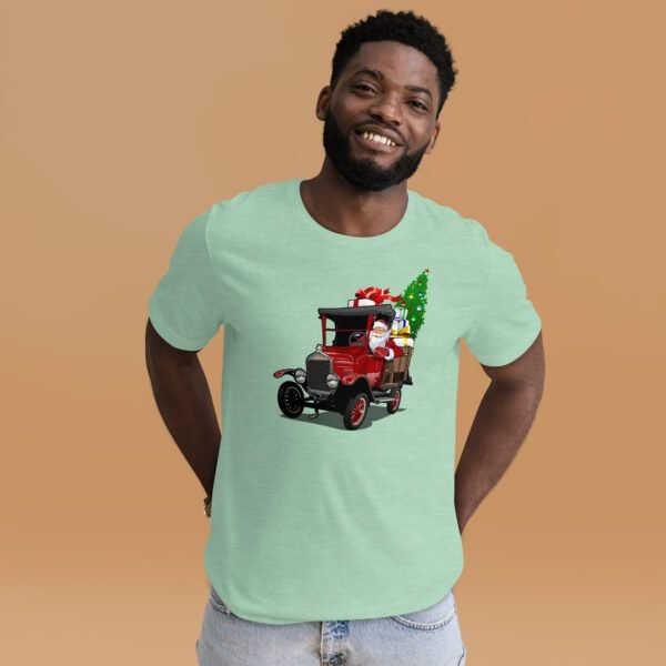 Santa's Gift Truck Christmas Celebration Tee - Festive Holiday Shirt for Men and Women - Image 13