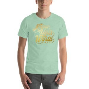 Autumn Aqua Unisex T-Shirt in Heather Orchid Berry Ocean Blue - XS-5XL | Lightweight