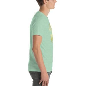 Autumn Aqua Unisex T-Shirt in Heather Orchid Berry Ocean Blue - XS-5XL | Lightweight