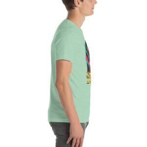 Heather Prism Ice Blue Unisex T-Shirt | Lilac Mint Light Blue White | Soft Lightweight Cotton Pop Culture Tee