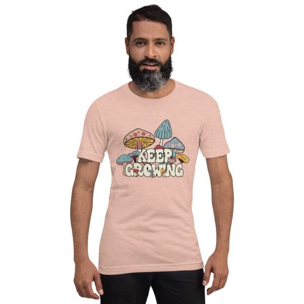 Keep Growing Inspirational Tee-shirt in Black, Navy, Lilac, and Peach - XS-4XL - Soft Fabric - Image 25