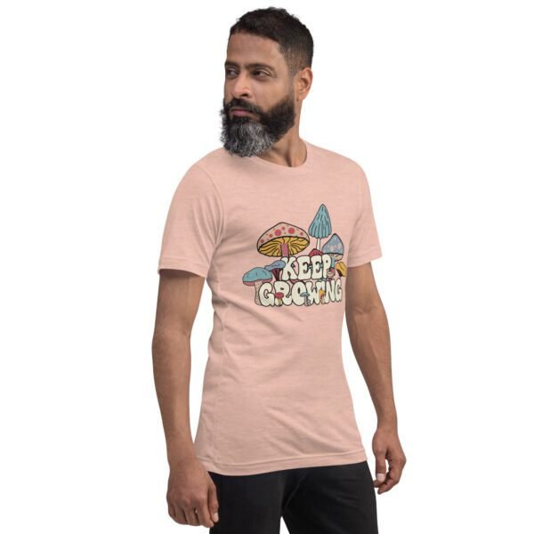 Keep Growing Inspirational Tee-shirt in Black, Navy, Lilac, and Peach - XS-4XL - Soft Fabric - Image 28