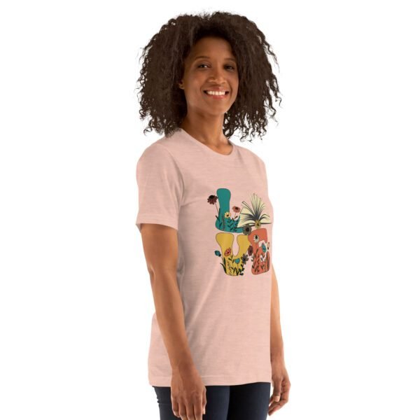 Vintage Unisex Love Vibes T-Shirt in Multiple Colors and Sizes - 100% Cotton Lightweight Tee with On-Demand Production - Image 41