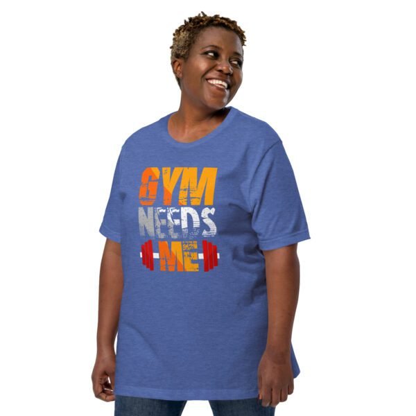 Premium Gym T-Shirt Collection: Black Heather, Brown, Cardinal, and More - Gym Needs Me - XS-5XL - 100% Cotton - Fitness Tees - Image 36