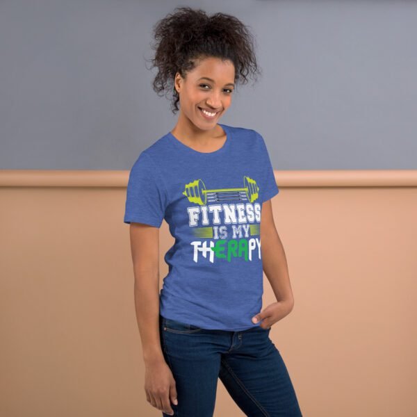 Fitness Is My Therapy Shirt - Berry, Black, Brown | S-4XL | 100% Cotton | Lightweight - Image 52