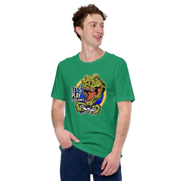 T-Rex Gamer Rage Dinosaur Gaming Shirt in Multiple Colors and Sizes - 100% Cotton Lightweight Humor T-Shirts - Image 18