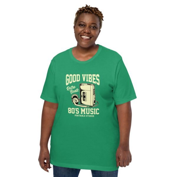 Retro 80's Music T-Shirt in Black, Gold, Navy, Raspberry, Olive, Orange, Red - Available in Sizes S-4XL - 100% Cotton - Lightweight & Comfortable - Music Tees - Image 17