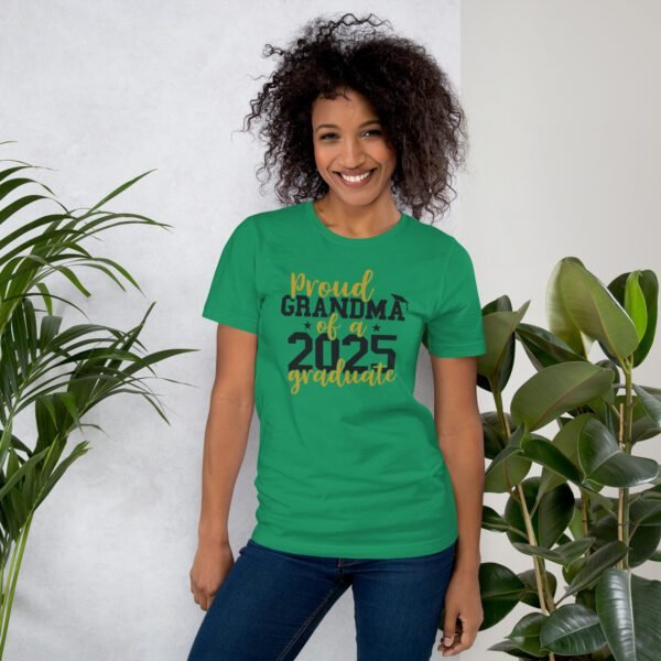 Grandma 2025 Joyful Tee-shirt in Heather Mint, Orange, Kelly, Pebble, Pink, Red, Tan, White, Yellow - Soft Lightweight Cotton - Seniors T-Shirts in Various Sizes - Image 5