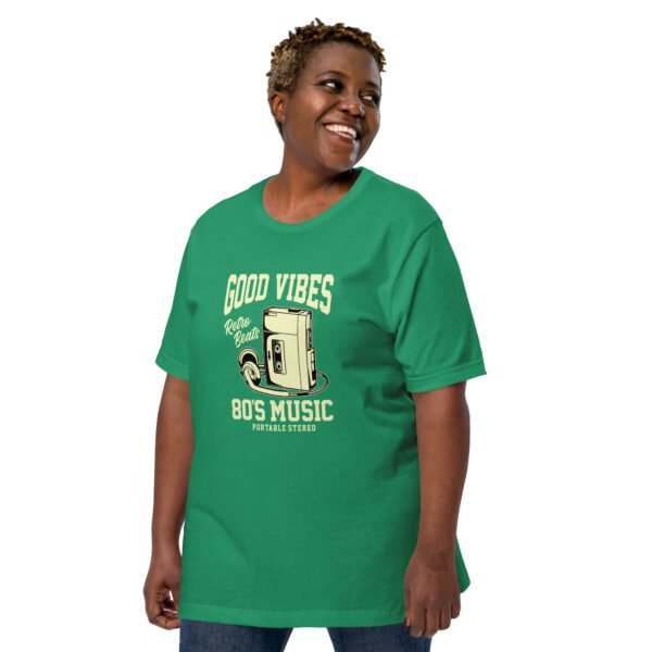 Retro 80's Music T-Shirt in Black, Gold, Navy, Raspberry, Olive, Orange, Red - Available in Sizes S-4XL - 100% Cotton - Lightweight & Comfortable - Music Tees - Image 19