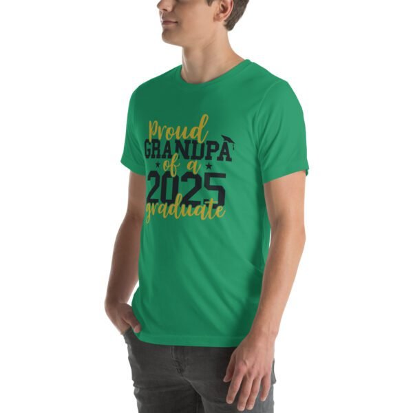 2025 Graduate Seniors T-Shirt in Asphalt, Citron, and Heather Mint - Grandpa's Pride Tee in Sizes 2XL-4XL, S-XL - Image 22