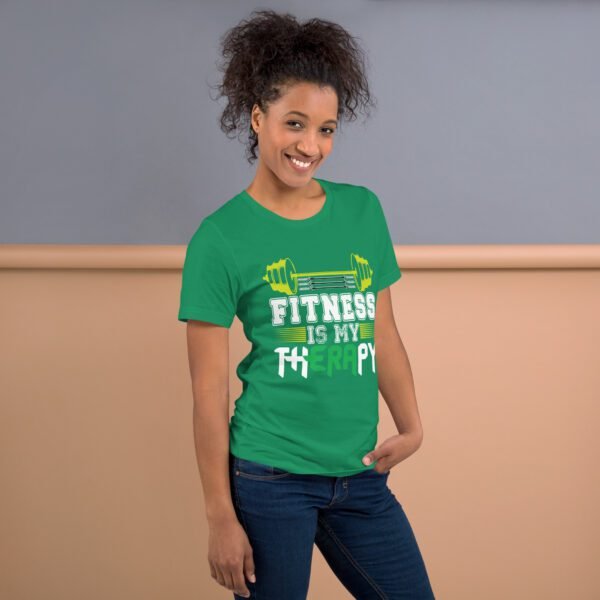 Fitness Is My Therapy Shirt - Berry, Black, Brown | S-4XL | 100% Cotton | Lightweight - Image 56