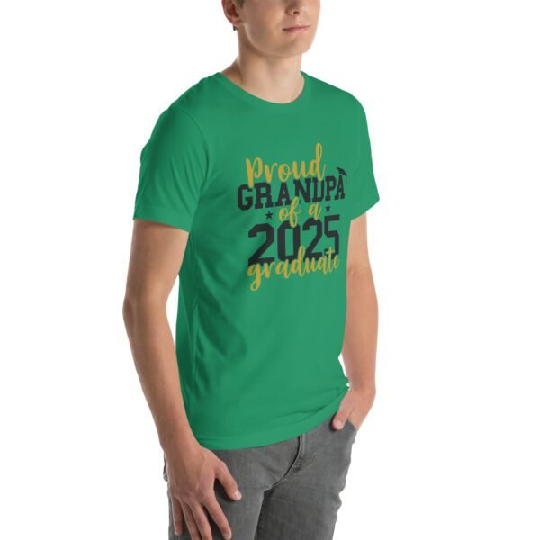 2025 Graduate Seniors T-Shirt in Asphalt, Citron, and Heather Mint - Grandpa's Pride Tee in Sizes 2XL-4XL, S-XL - Image 24
