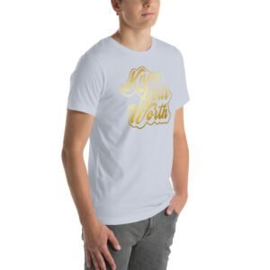 Autumn Aqua Unisex T-Shirt in Heather Orchid Berry Ocean Blue - XS-5XL | Lightweight