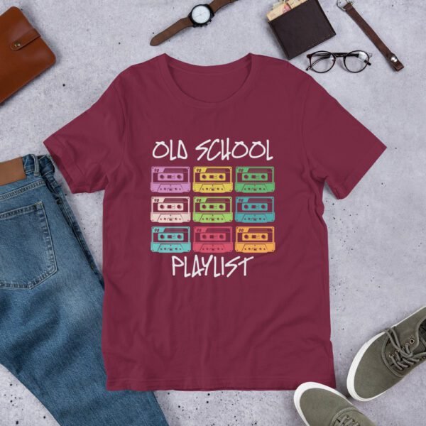 Vintage Playlist Tee-Shirt in Multiple Colors and Sizes - 100% Combed Cotton - Lightweight and Comfortable - Perfect for Vintage Music Lovers - On-Demand Production - Reduce Overproduction - T-Shirts, Vintage - Image 3