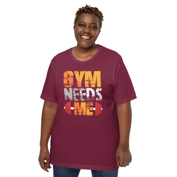Premium Gym T-Shirt Collection: Black Heather, Brown, Cardinal, and More - Gym Needs Me - XS-5XL - 100% Cotton - Fitness Tees - Image 25