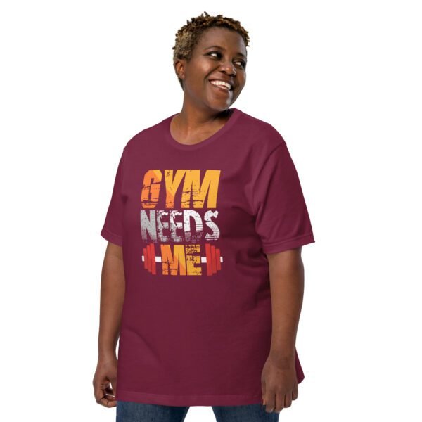 Premium Gym T-Shirt Collection: Black Heather, Brown, Cardinal, and More - Gym Needs Me - XS-5XL - 100% Cotton - Fitness Tees - Image 27