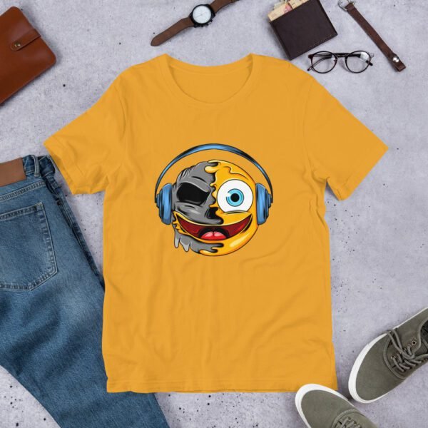 Soundwave Passion Men’s Music Lovers Shirt in Black Heather, Navy, Blue, Mustard, Red, Tan, Toast, White - 100% Cotton - Lightweight & Comfortable - Music Enthusiasts - On-Demand Production - Music T-Shirts - Image 5