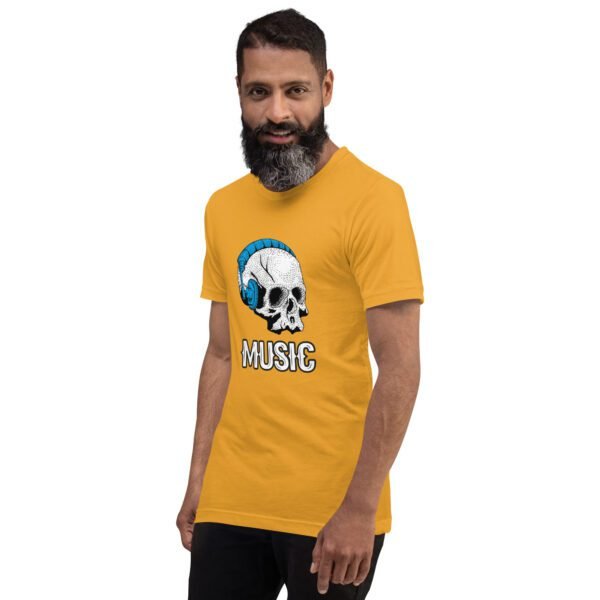 Music is My Life Premium Tee for Music Lovers in Black, Navy, Peach, Mustard, Red, White - XS-4XL - 100% Cotton - Lightweight - Image 23