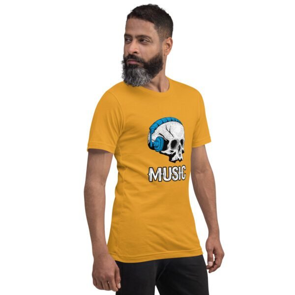 Music is My Life Premium Tee for Music Lovers in Black, Navy, Peach, Mustard, Red, White - XS-4XL - 100% Cotton - Lightweight - Image 24