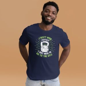 Get Motivated with our Workout Inspiration Tee - Perfect for the Gym | Black Heather, Heather Mint, Kelly, Navy | Sizes S-4XL | Fitness T-Shirt