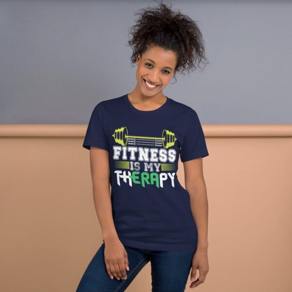 Fitness Is My Therapy Shirt - Berry, Black, Brown | S-4XL | 100% Cotton | Lightweight - Image 13