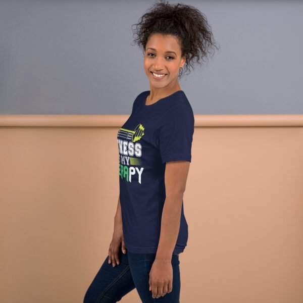 Fitness Is My Therapy Shirt - Berry, Black, Brown | S-4XL | 100% Cotton | Lightweight - Image 15