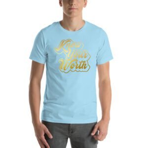 Autumn Aqua Unisex T-Shirt in Heather Orchid Berry Ocean Blue - XS-5XL | Lightweight