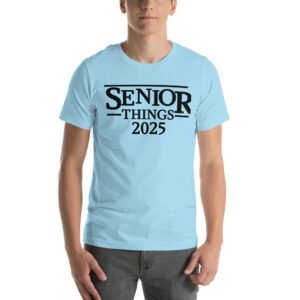 Senior Year T-Shirt 2025 in Aqua, Berry, Citron & More - 100% Combed Cotton - Lightweight & Comfortable - Available in XL, 2XL, 3XL - Ideal for Senior Year Celebrations